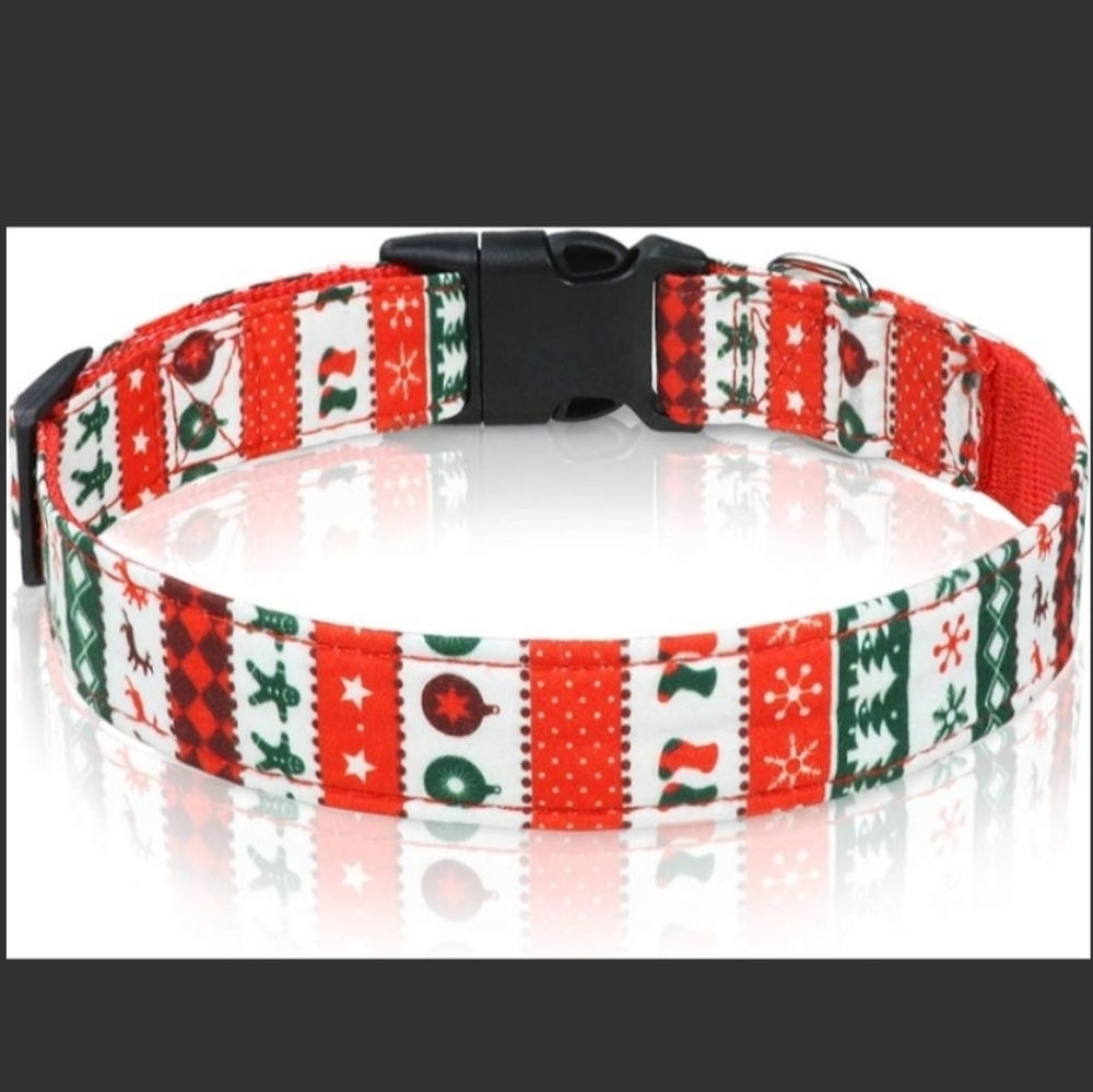 Taglory Christmas Holiday Dog Collar Size XS